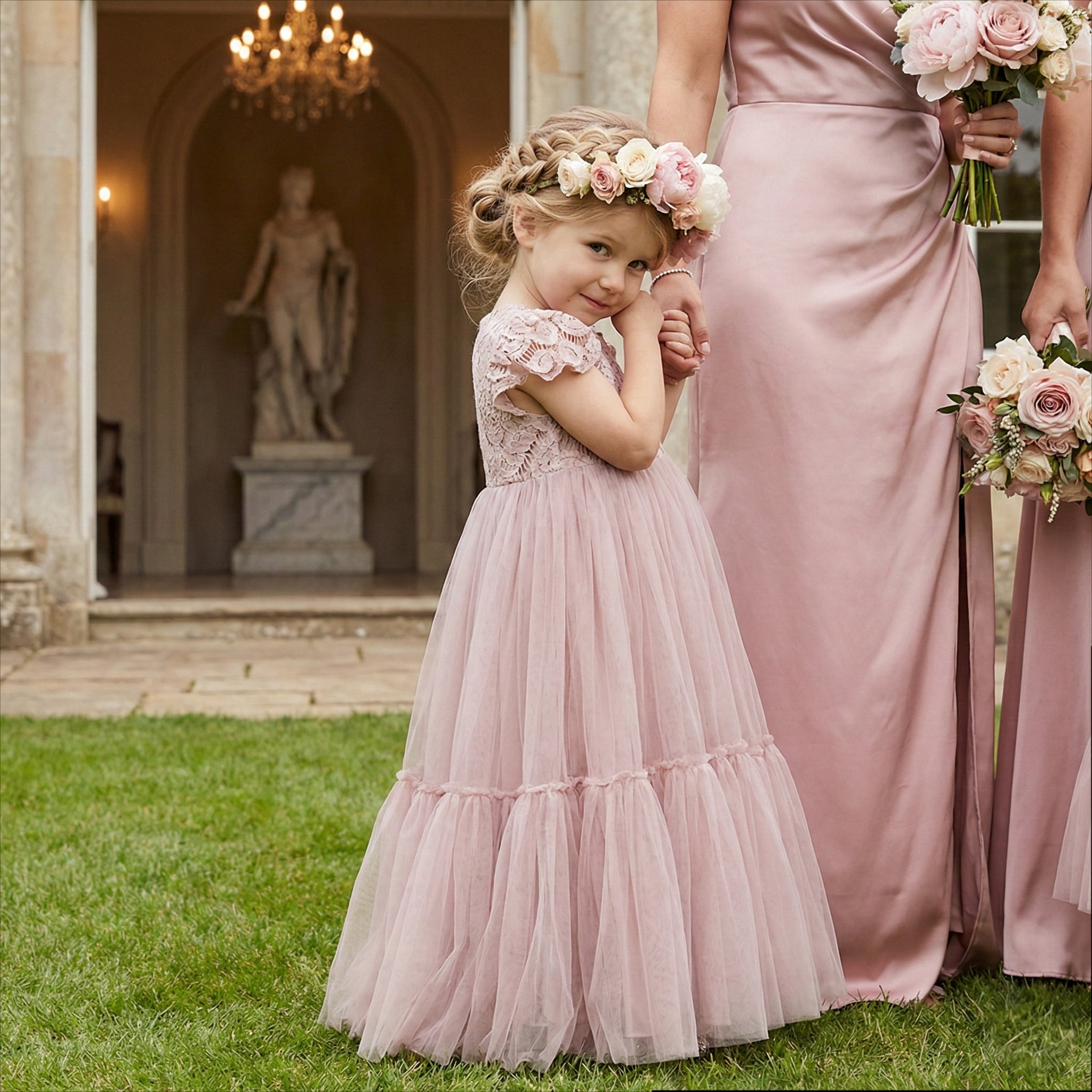 orchid lace dress ORCHID Wedding Dress | Exotic Floral Bridal Gown