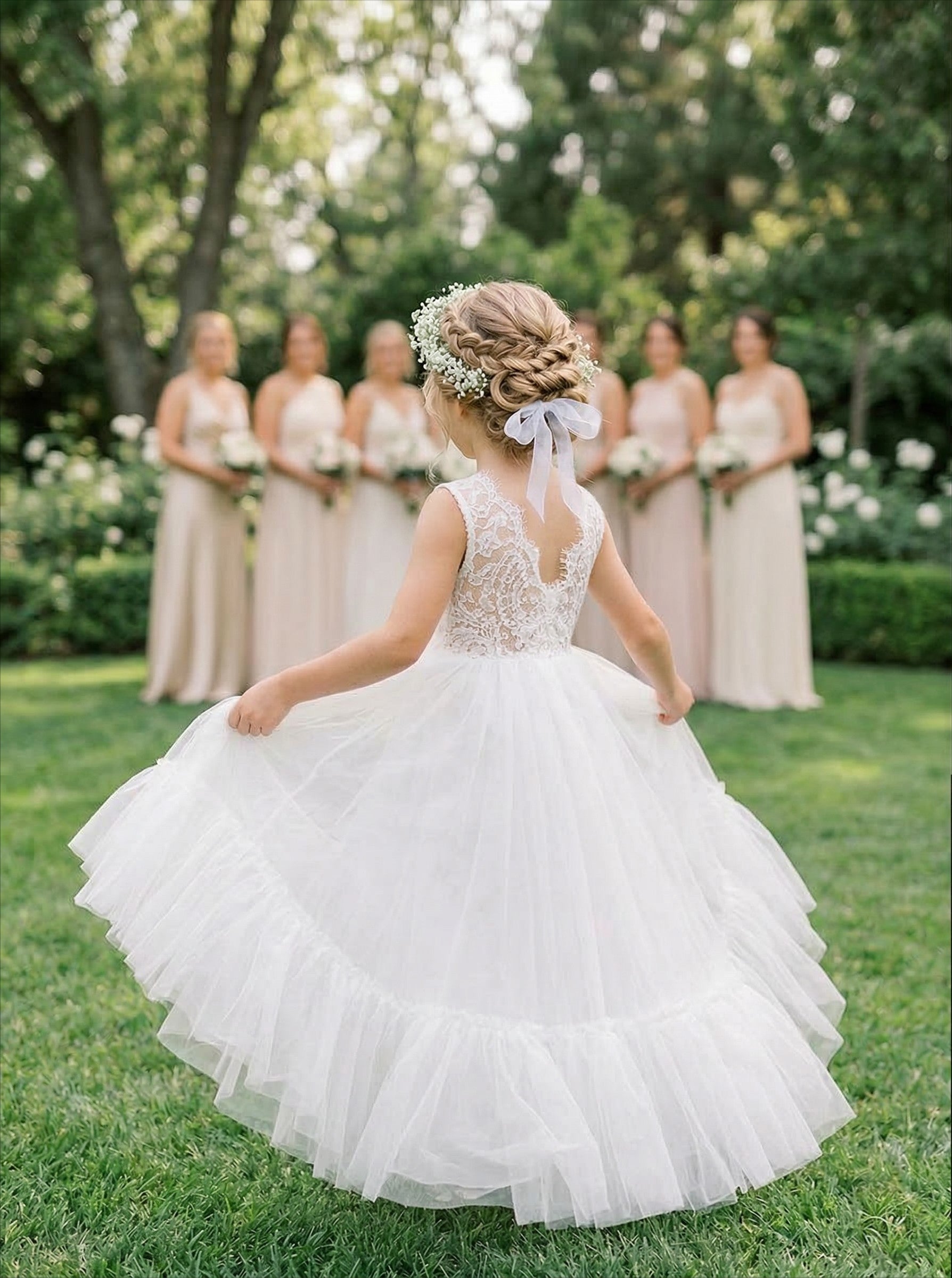 2Bunnies Paisley Lace Girl & Flower Girl Dresses 2BUNNIES 2Bunnies Paisley Lace Girl & Flower Girl Dresses 2BUNNIES