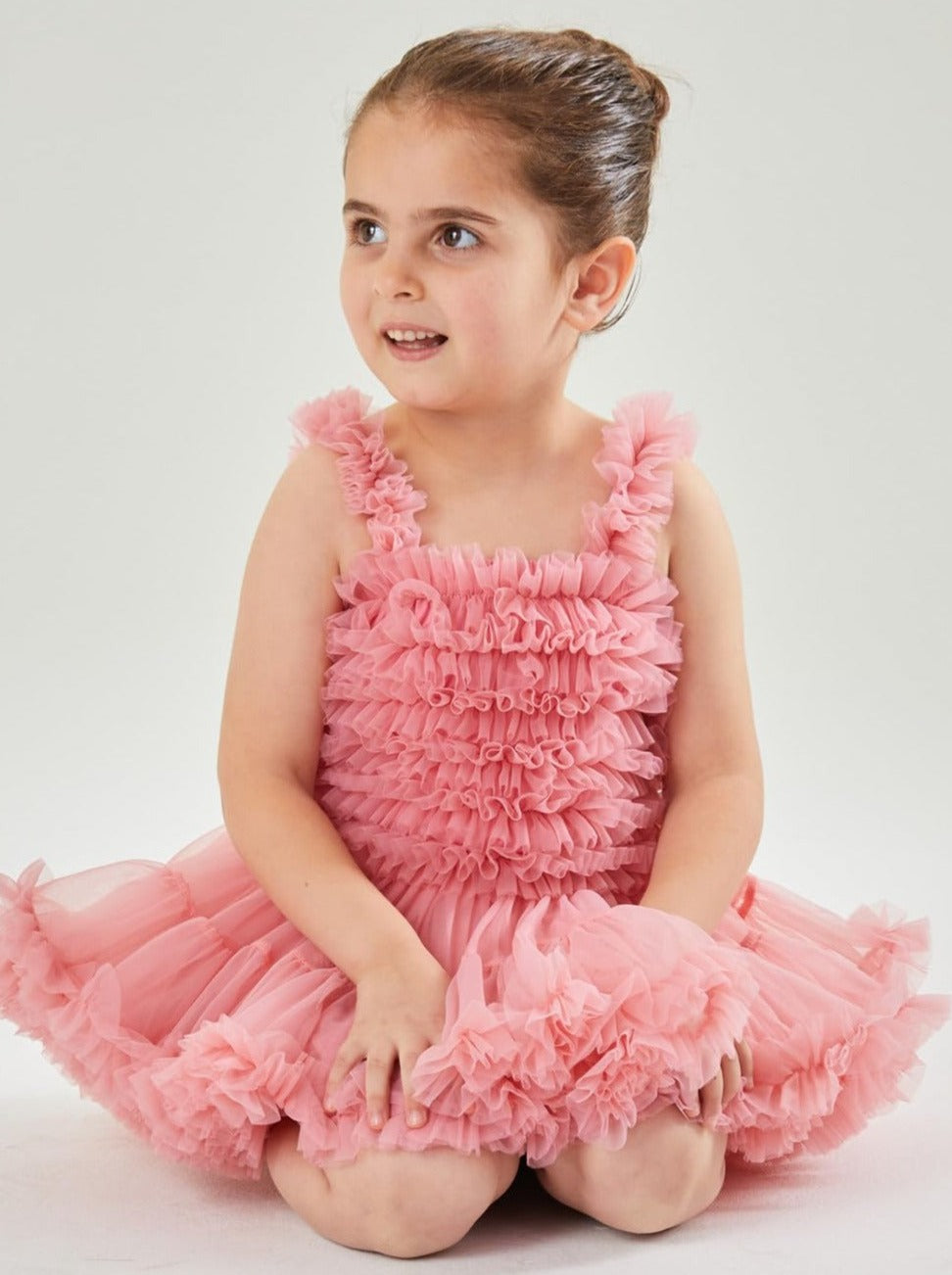 Ballerina Girl Baby Girl Dress in Dusty pink