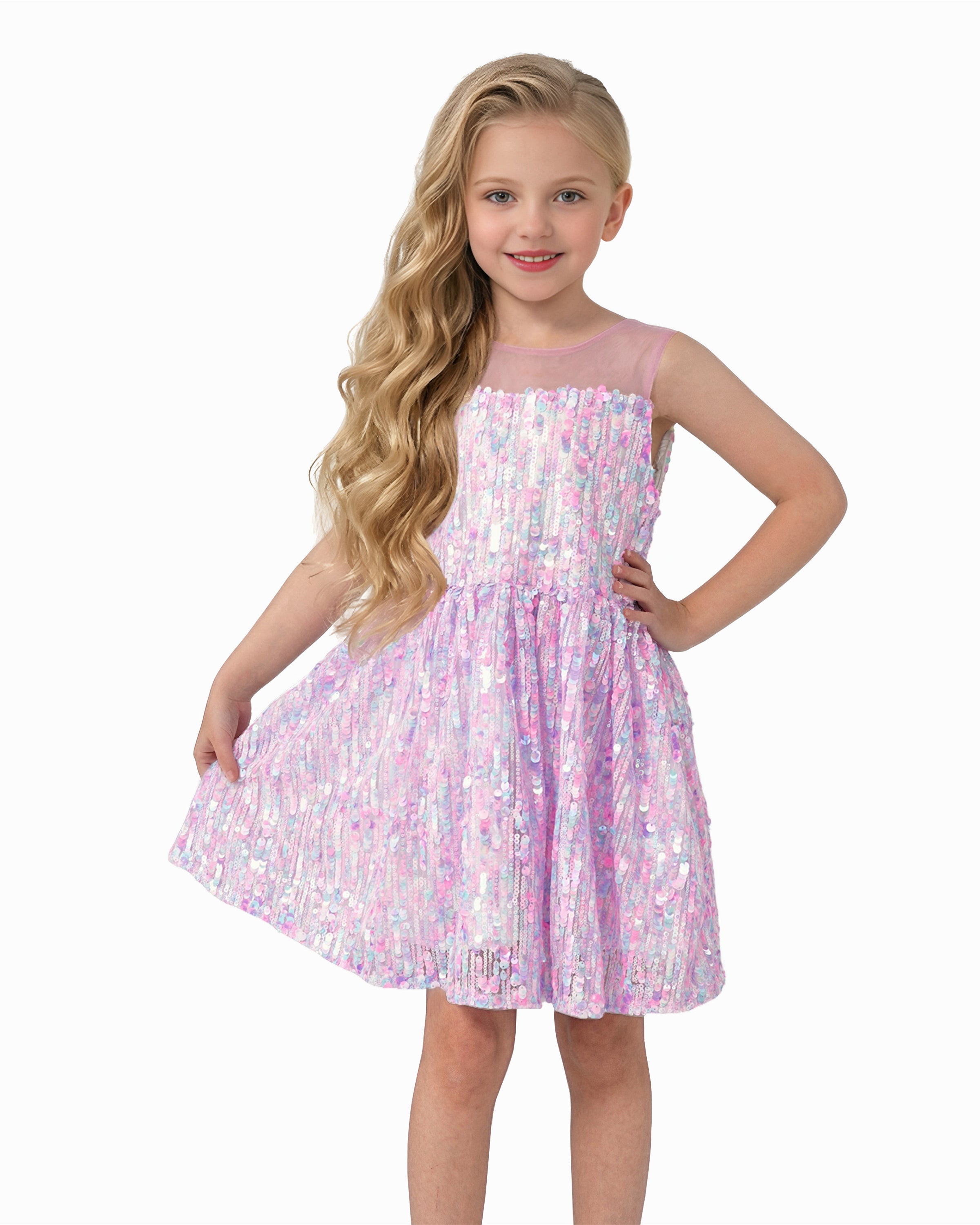2Bunnies Girls' 4T-10yr Iridescent Pastel Cotton Candy Sequin Illusion – 2BUNNIES 2Bunnies Girls' 4T-10yr Iridescent Pastel Cotton Candy Sequin Illusion – 2BUNNIES