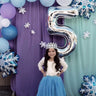 2Bunnies Flower Girl Dress 2 Piece Set Scallop Lace Long Sleeve Straight Tutu Maxi (Dusty Blue) - 2BUNNIES