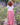 2Bunnies Flower Girl 1 Piece Dress Set Scallop Lace Short Sleeve Maxi Straight (Dusty Pink) - 2BUNNIES