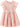 2Bunnies Girl Lace Dress Sunflower Pom Pom Trim (Rose Pink) - 2BUNNIES