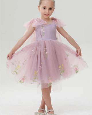 Embroidered Tulle Knee
