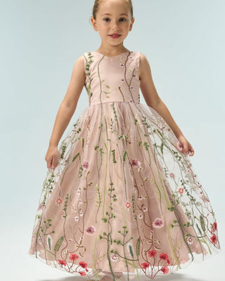 Wildflower Embroidery Satin