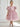 Organza Tulle Babydoll Girl Dress 3D Butterfly in Dusty pink