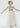 Lily Adjustable Strap Girl Dress in Sage Maxi 3D Flower