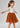 Rose Lace Flower Girl Dress in Orange