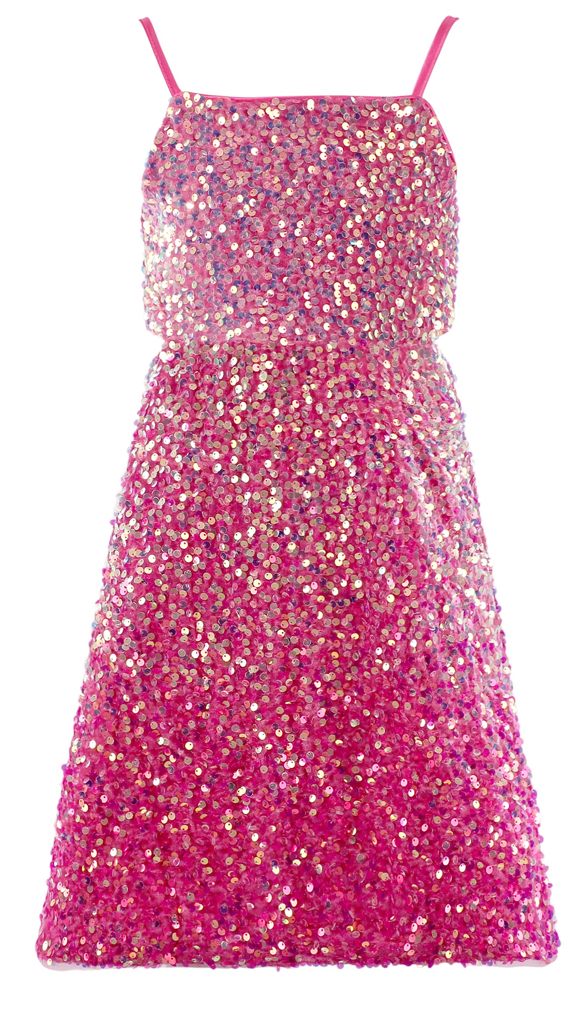 2Bunnies Tween & Teen Girls' Side Cut Out Velvet Sequin Dress