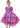 2Bunnies Girls Petticoat High-Low Ruffled Shimmer Birthday Gown Princess Dress