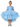 2Bunnies Girls Petticoat High-Low Ruffled Shimmer Birthday Gown Princess Costume Dress Puff Sleeve