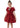 2Bunnies Girls' Christmas New Year Holiday Party Feather Puff Sleeve Velvet Sequin Dress
