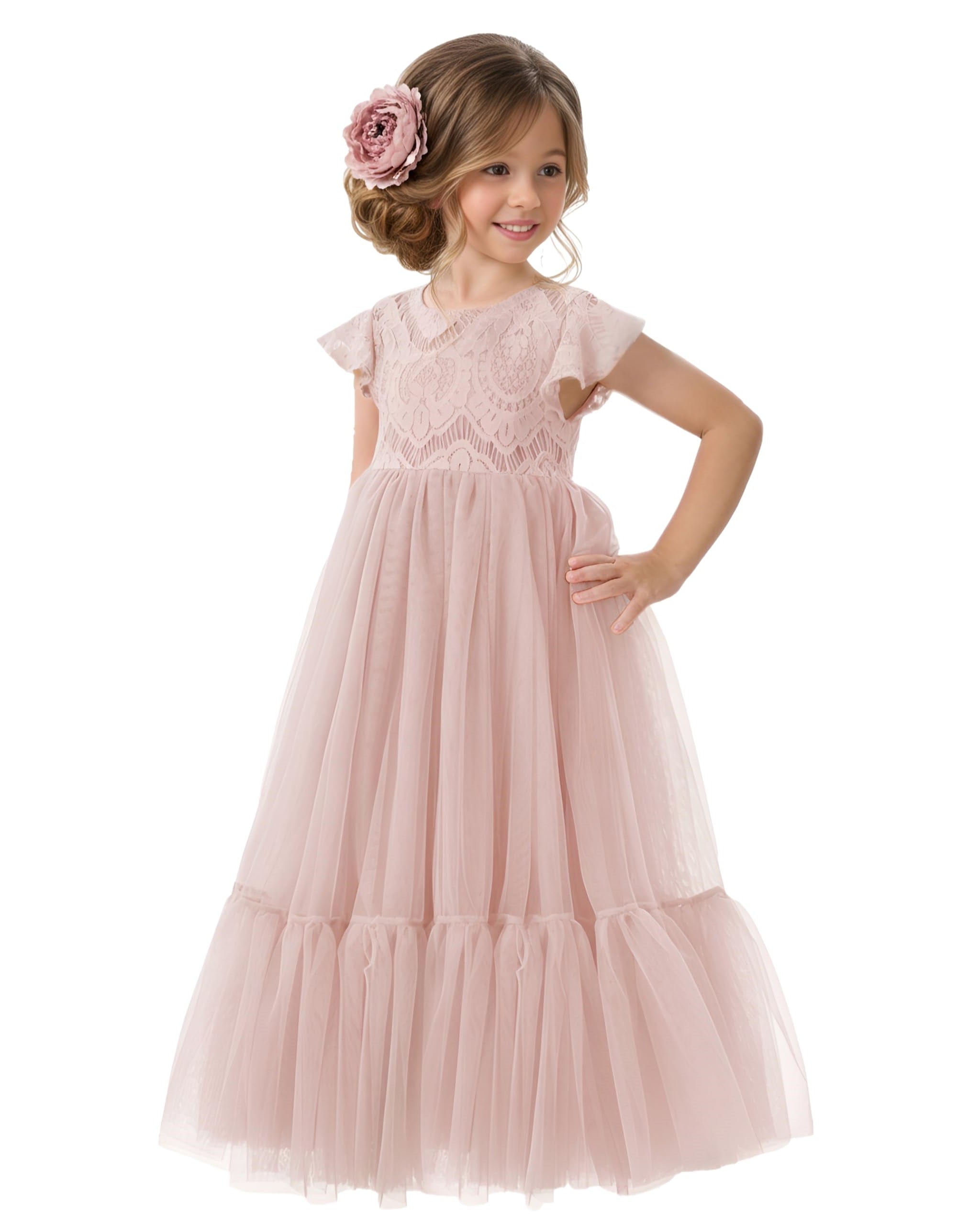 2Bunnies Orchid Lace Girl Dresses 2BUNNIES 2Bunnies Orchid Lace Girl Dresses 2BUNNIES