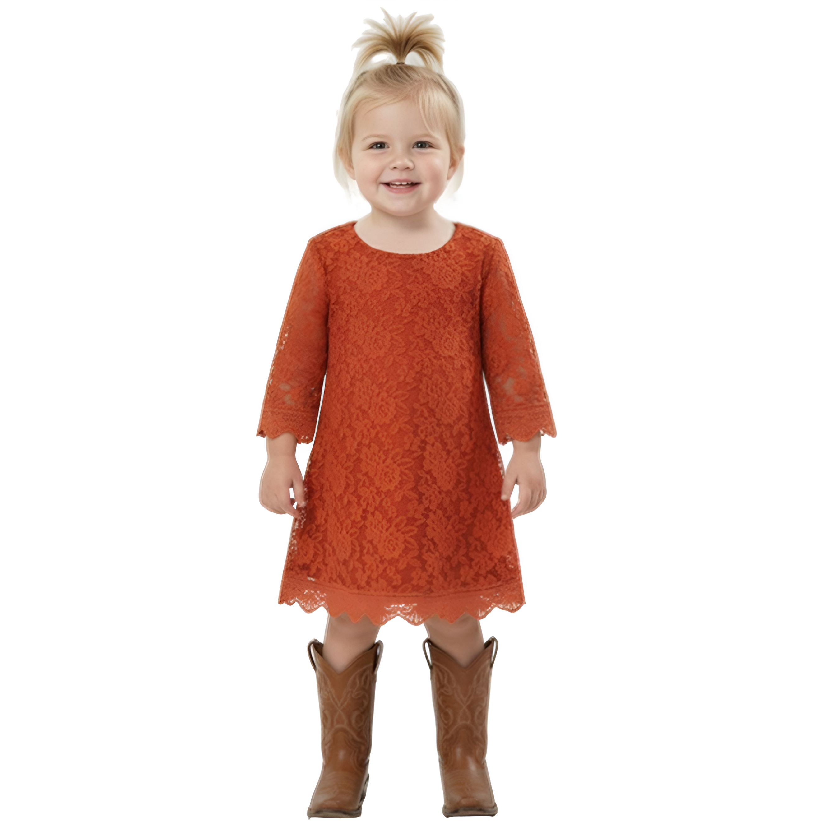 2Bunnies Baby Girls Boho Rustic Garden Lace Dress
