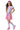 2Bunnies Girls' 3yr-10yr Bubble Gum Pink Sequin Puff Sleeve Dress