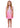 2Bunnies Girls' 3T-10Y Bubble Gum Pink Sequin Puff Sleeve Dress