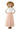 Scalloped Lace 2 Piece Girl Dress Set in Pink