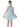 2Bunnies Girls Tween Teen Ruffle Puff Sleeve Mini Dress