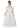 2Bunnies Girl Iris Floral Lace Tulle Flower Girl Dress in White