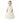 Scalloped Lace 2 Piece Girl Dress Set in Ivory