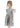 Sunflower Lace Pom Pom Trim Girl Dress in Light Gray