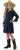 Violet Lace Boho Girl Dress in Navy