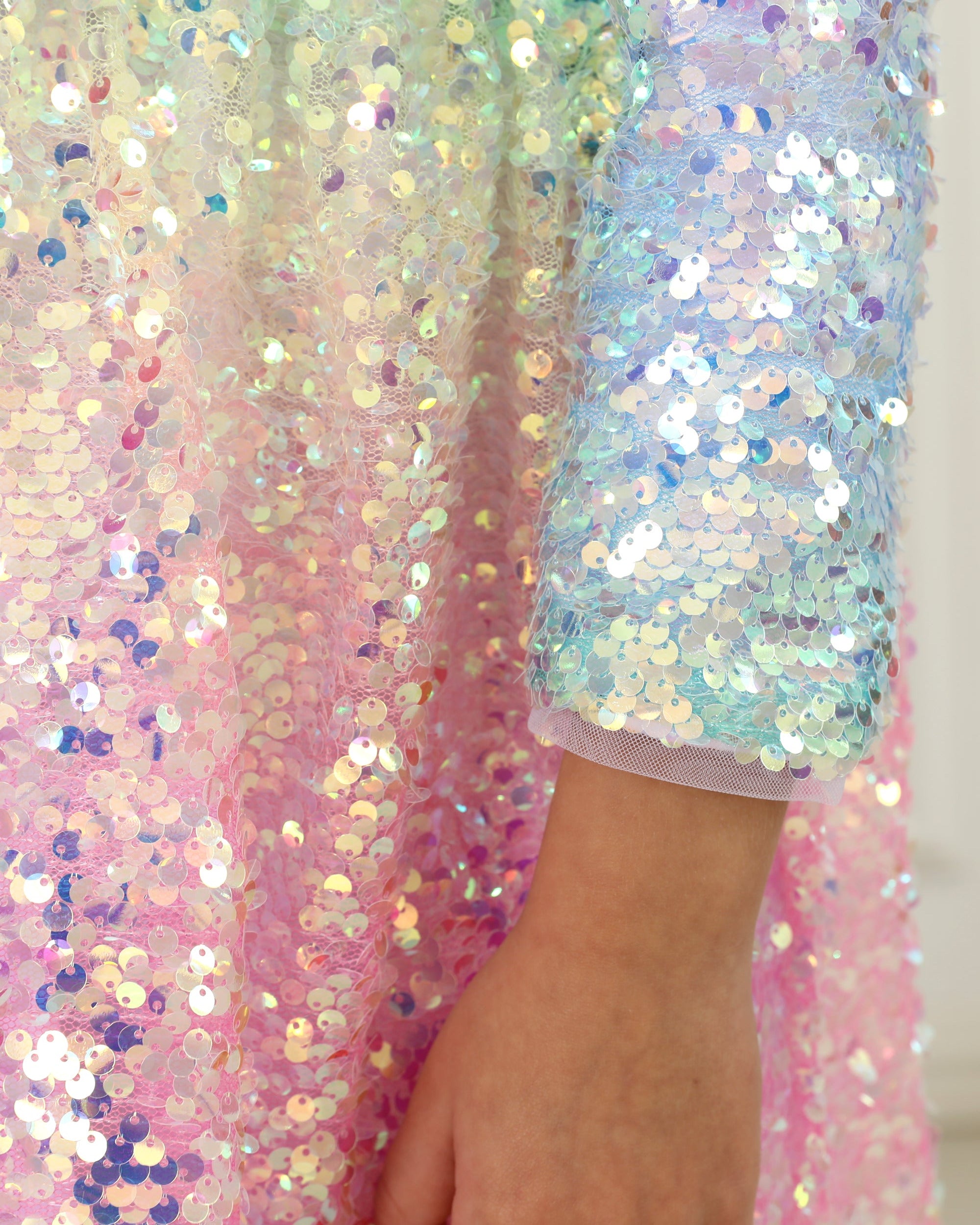 2Bunnies Girls' 3T-10yr Ombre Sequin Long Sleeve Dress Ombre 3T 2Bunnies Girls' 3T-10yr Ombre Sequin Long Sleeve Dress Ombre 3T