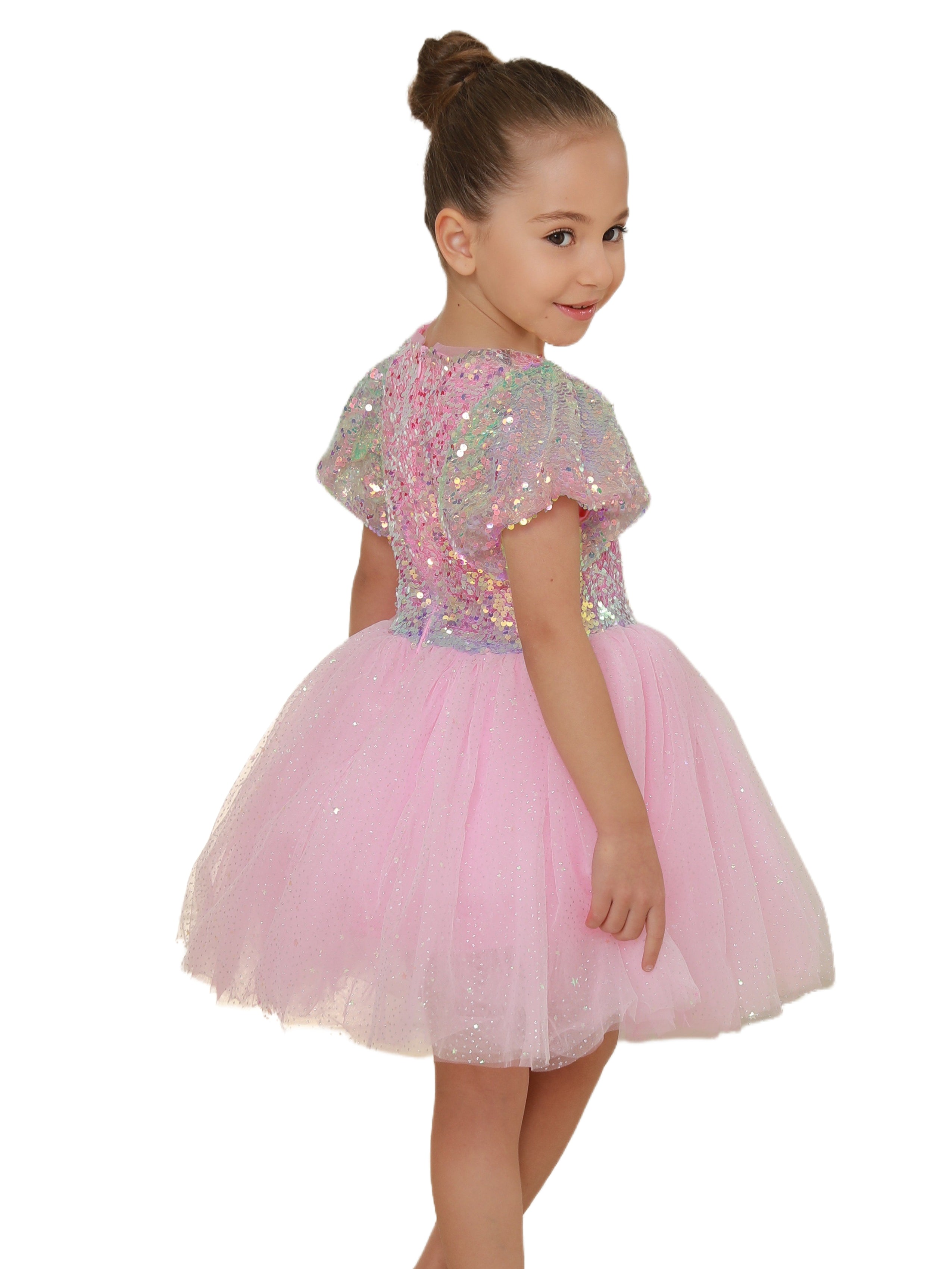 2Bunnies Girls' 3T-10yr Ombre Sequin Tulle Dress 3T 2Bunnies Girls' 3T-10yr Ombre Sequin Tulle Dress 3T