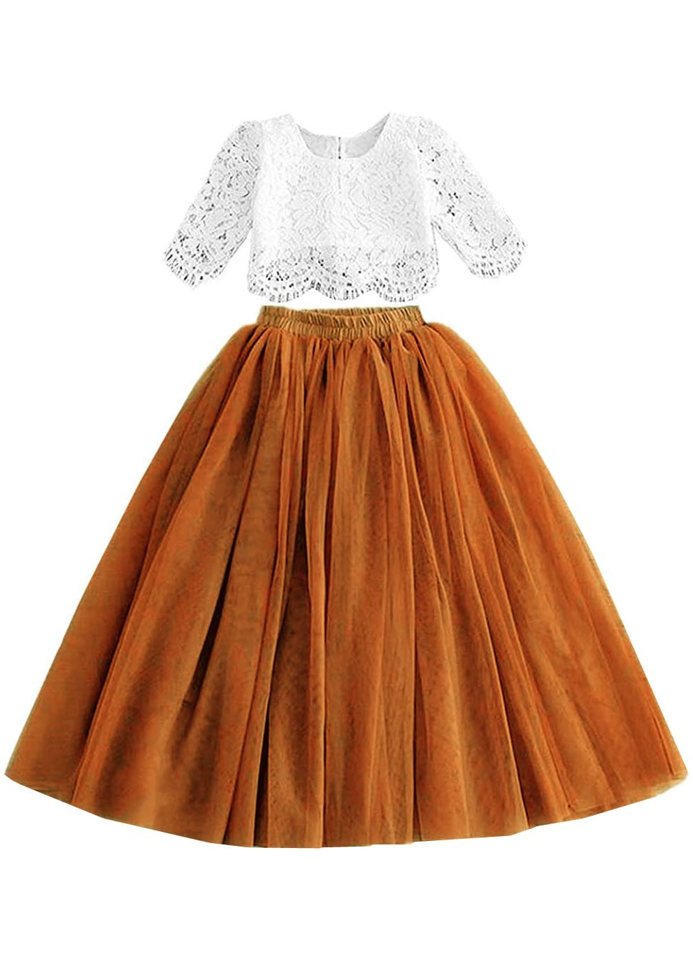 burnt orange flower girl dresses Burnt Orange Tulle Flower Girl Dress, Floral Flower Girl Dress, Rustic Lace Flower Girl Dress, Boho Flower Girl Dress, Flower Girl Dress