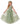 2Bunnies Girls' 12M-12Y Paisley Lace Tulle Sleeveless Ruffled Boho Maxi Dress
