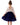 Peony Lace Flower Girl Dress in Navy