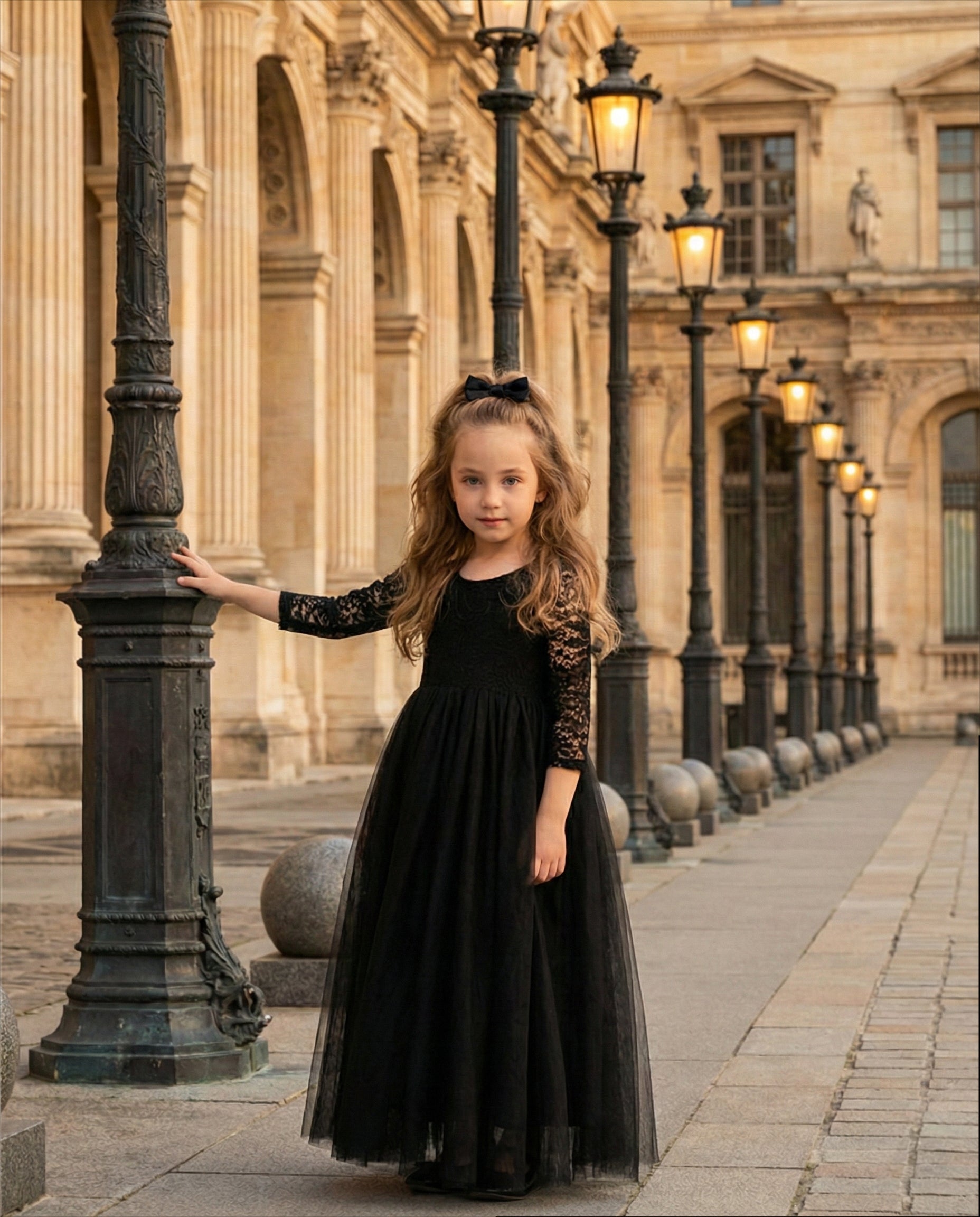 2Bunnies Peony Lace Flower Girl Dress in Black 4T / Black / Sleeveless 2Bunnies Peony Lace Flower Girl Dress in Black 4T / Black / Sleeveless