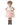 2Bunnies Girls' 6M-10Y Peony Lace Tiered Sleeveless Knee Flower Girl Dress