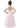 2Bunnies Girls' Satin Bow-Knot Sleeveless Maxi Dress