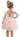 2Bunnies Girls' Beaded Peony Lace Tiered Sleeveless Knee Flower Girl Dress in Pink