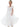 Lily Bow Tie Adjustable Strap Girl Dress in Polka Dot White