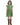 Sunflower Lace Pom Pom Trim Girl Dress in Sage