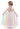 Peony Lace Flower Girl Dress in Rainbow
