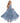 2Bunnies Girls' 3T-10Y Rose Lace All-Over Lace Zip Back Boho Garden Rustic Flower Girl Dress