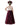 Rose Lace Flower Girl Dress in Burgundy