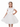 2Bunnies Girls' 3T-9yr Toddler Satin A-Line Bow Tulle Flower Girl Dress