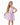 2Bunnies Girls' 4T-10yr Iridescent Pastel Cotton Candy Sequin Illusion Sleeveless Dress