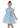 2Bunnies Girls Babydoll Sequin Bodice Tulle Bow Princess Dress