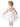 2Bunnies Girls' 6M-10Y Peony Lace Sleeveless Knee Tulle Flower Girl Dress