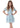 2Bunnies Girls' 8Y-14Y Tween Teen Pleated Textured Crinkle Chiffon Tiered Dress