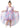 2Bunnies Babydoll Girl High-Low Dress with Train