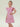 Velvet Sparkle Pink Sequin Girl Dress