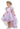 2Bunnies Girls' 3T-9yr Babydoll High-Low Princess Flower Girl Dress with Train Puff Sleeve Ombre