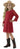 Violet Lace Boho Girl Dress in Wine Red