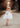 2Bunnies Flower Girl Dress Peony Lace Back A-Line Long Sleeve Tiered Tulle Short (White) - 2BUNNIES